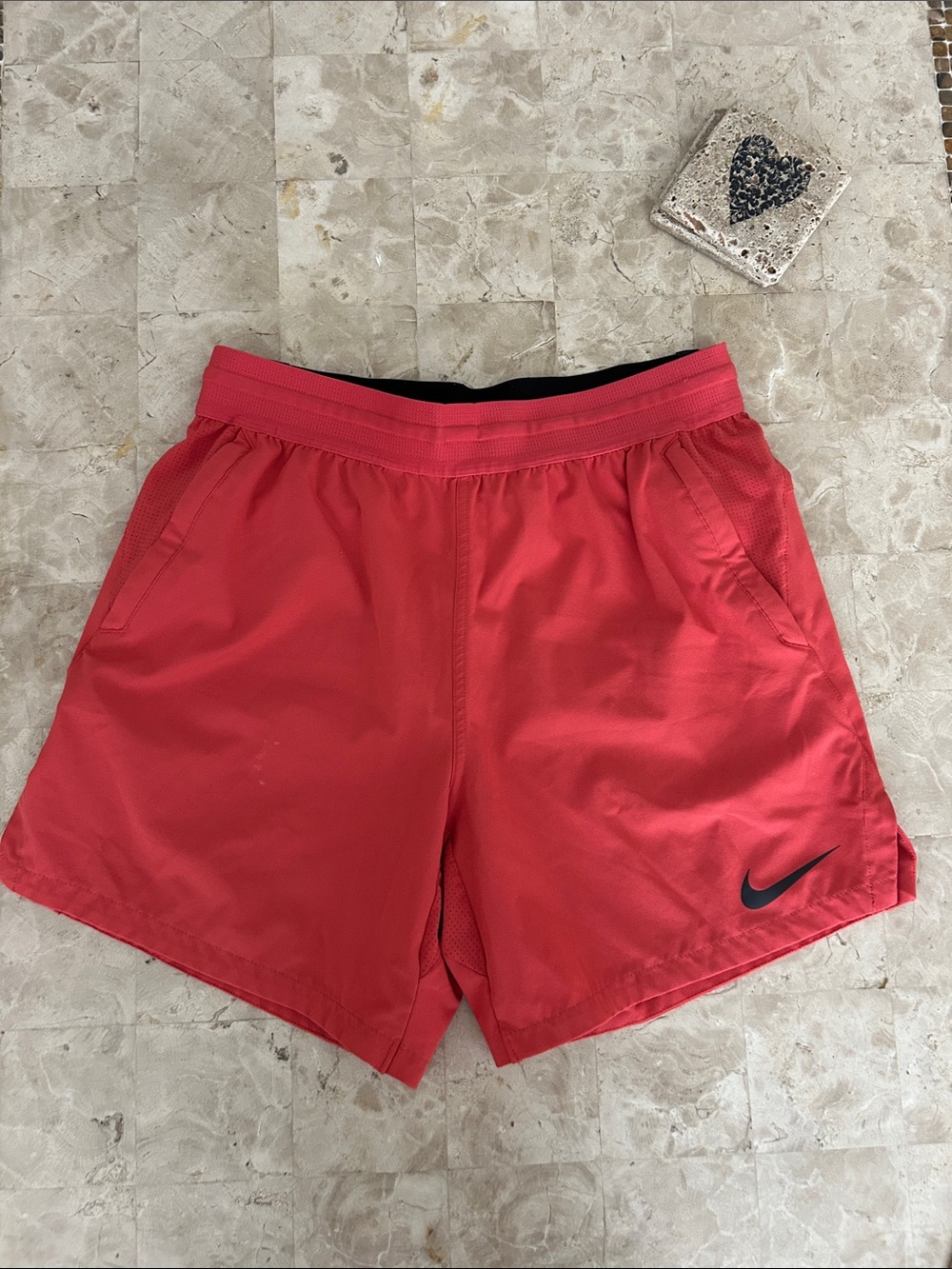 Nike Pro Men’s Red‎ Athletic Training Shorts - Size Medium
